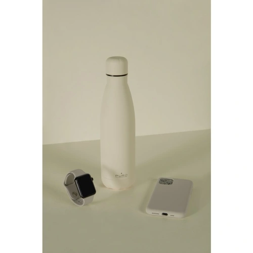 Butelka termiczna ze stali nierdzewnej PURO ICON 500ml (Beige) (Powder Coating)