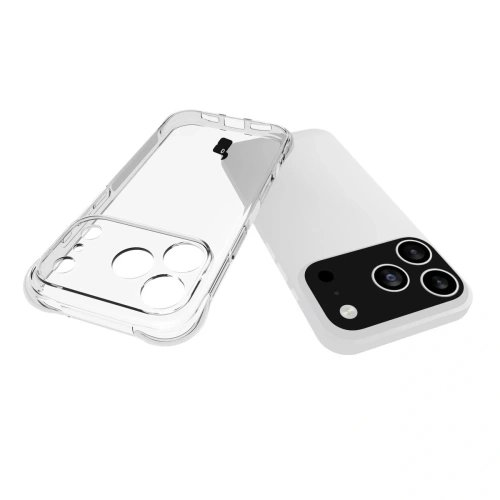 Elastyczne etui + 2x szkło hartowane Bizon Case Clear Pack do Apple iPhone 17 Pro