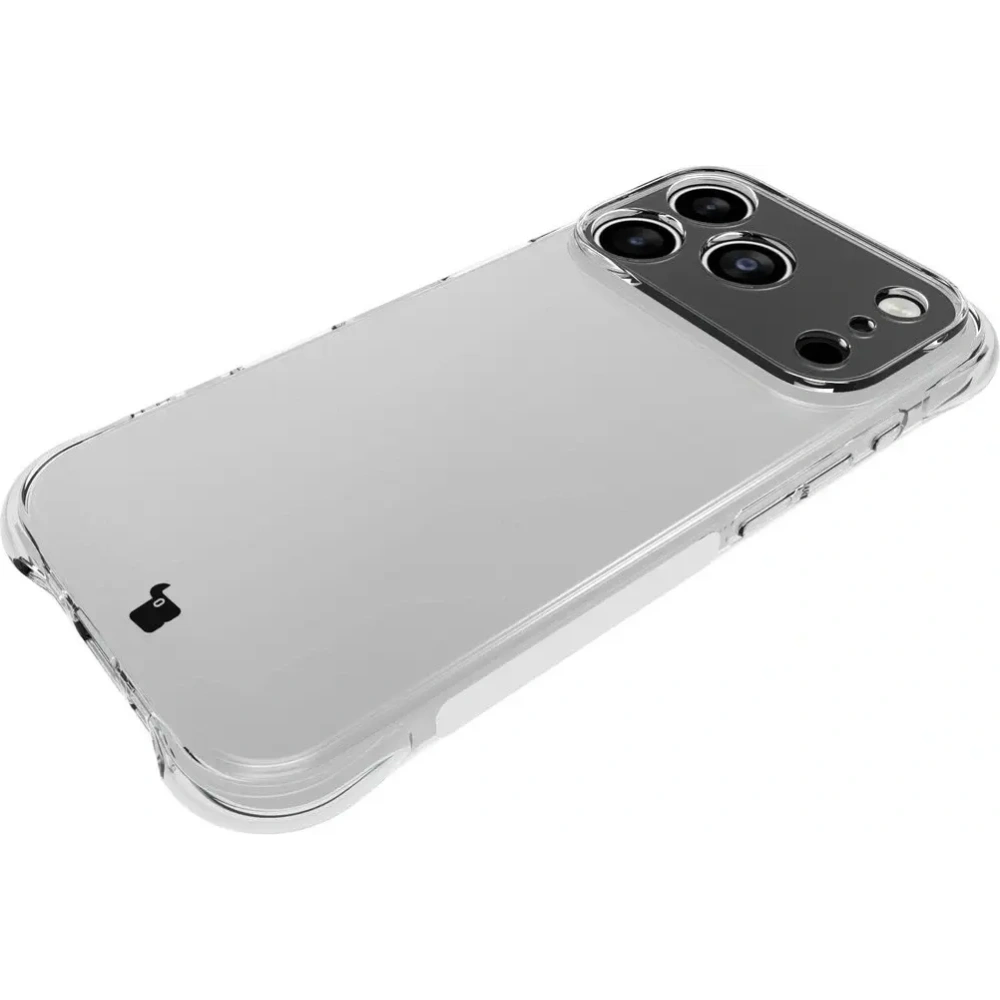 Elastyczne etui + 2x szkło hartowane Bizon Case Clear Pack do Apple iPhone 17 Pro