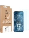 Elastyczne etui + 2x szkło hartowane Bizon Case Clear Pack do Apple iPhone 17 Pro