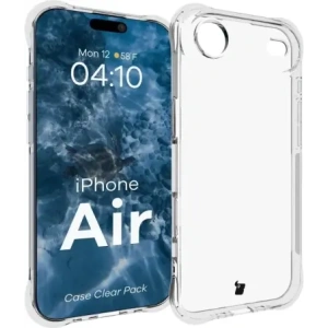 Elastyczne etui + 2x szkło hartowane Bizon Case Clear Pack do Apple iPhone Air