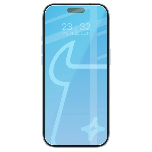 Elastyczne etui + 2x szkło hartowane Bizon Case Clear Pack do Apple iPhone Air