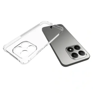 Elastyczne etui + 2x szkło hartowane Bizon Case Clear Pack do Xiaomi 15T