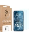 Elastyczne etui + 2x szkło hartowane Bizon Case Clear Pack do Xiaomi 15T