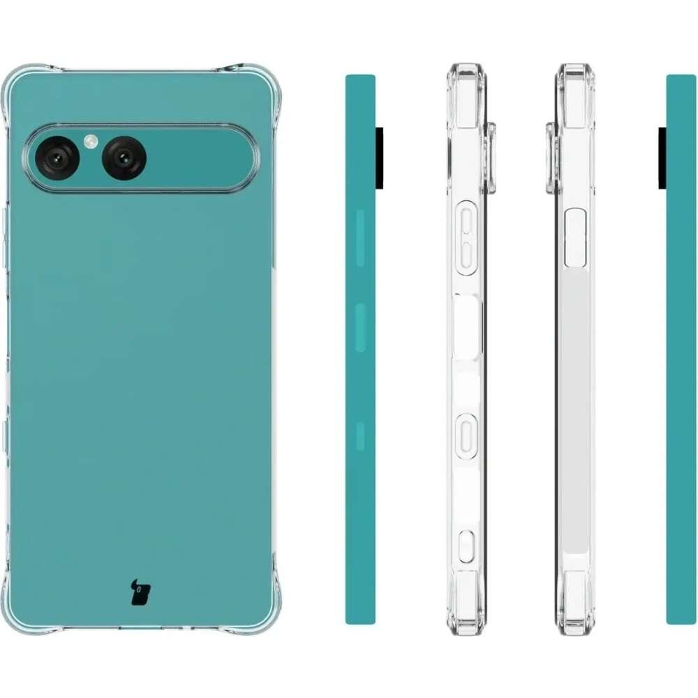Etui + 2x szkło hartowane + szkiełko na obiektyw Bizon Case Clear Pack do Sony Xperia 10 VII