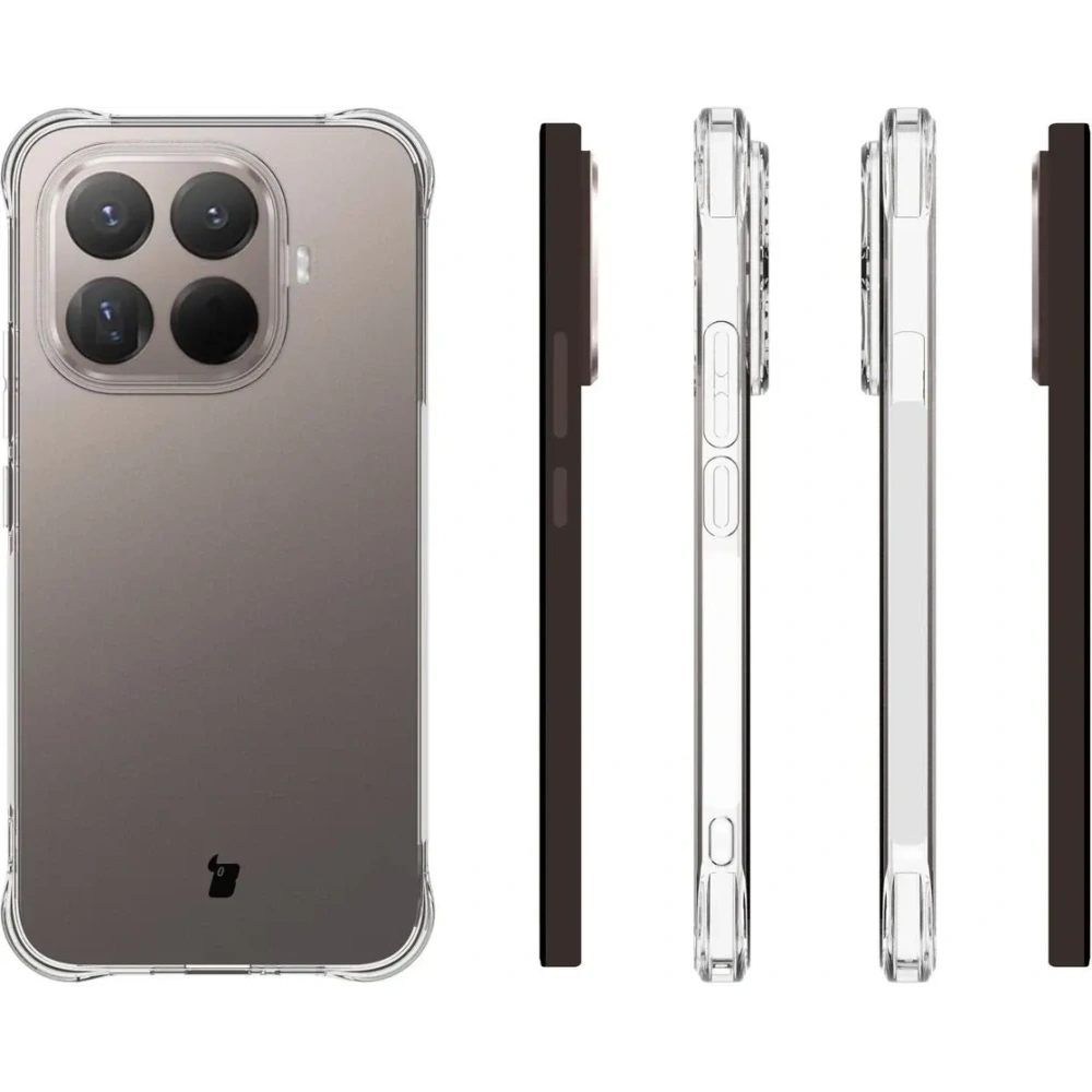 Elastyczne etui Bizon Case Salpa do Xiaomi 15T Pro przezroczyste