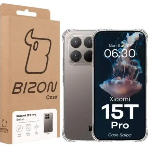 Elastyczne etui Bizon Case Salpa do Xiaomi 15T Pro przezroczyste