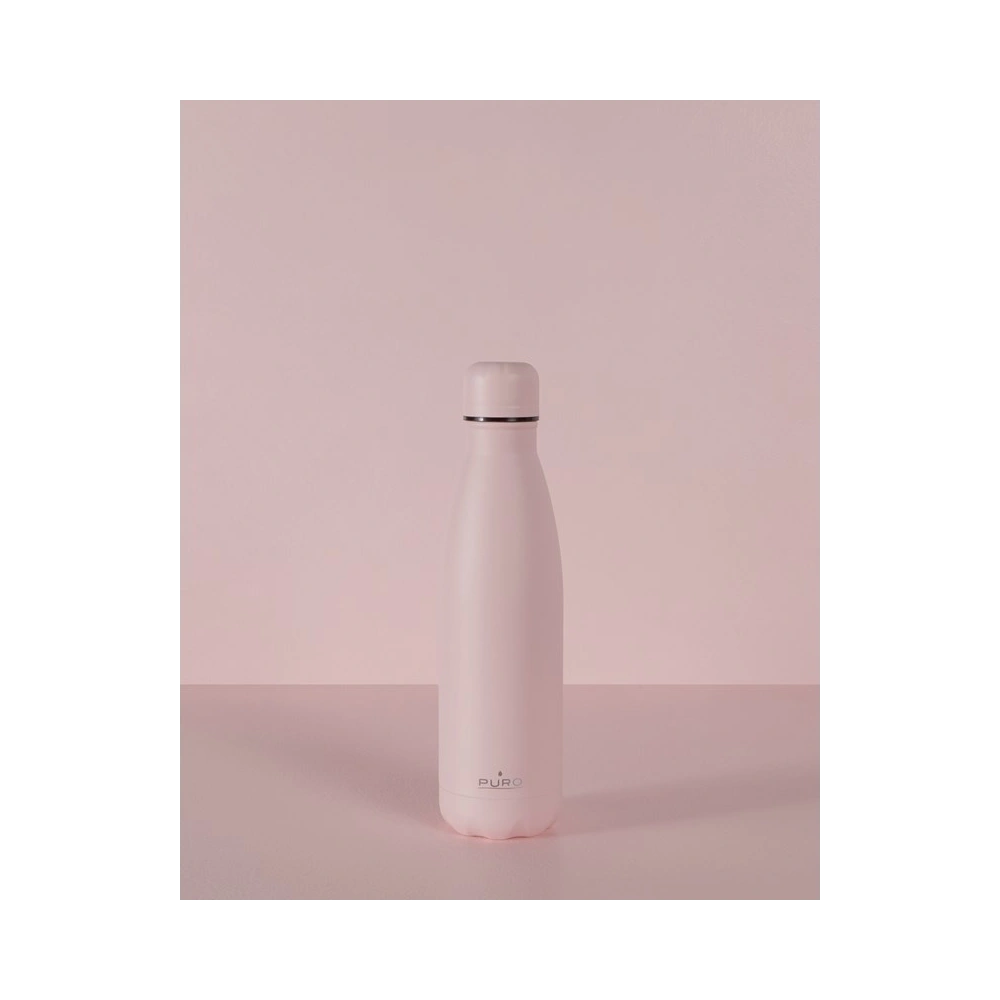 Hurtownia GSM - Termo láhev z nerezové oceli PURO ICON 500ml (Candy Pink) (Práškový nástřik) - PUR227PNK - {ean13} - Hurt