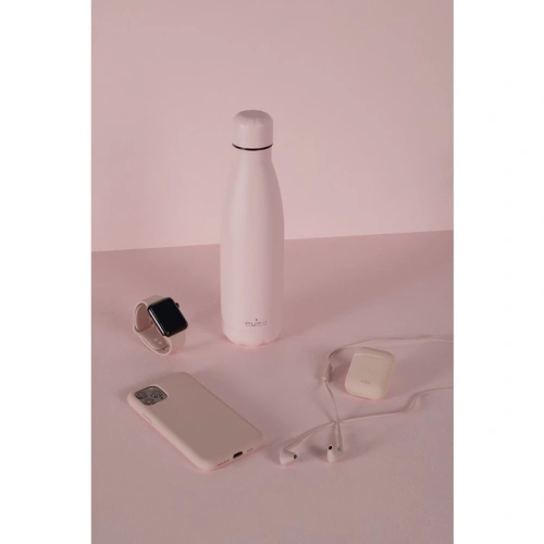 Butelka termiczna ze stali nierdzewnej PURO ICON 500ml (Candy Pink) (Powder Coating)