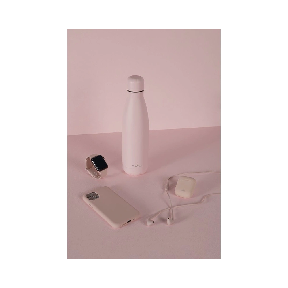 Hurtownia GSM - Termo láhev z nerezové oceli PURO ICON 500ml (Candy Pink) (Práškový nástřik) - PUR227PNK - {ean13} - Hurt