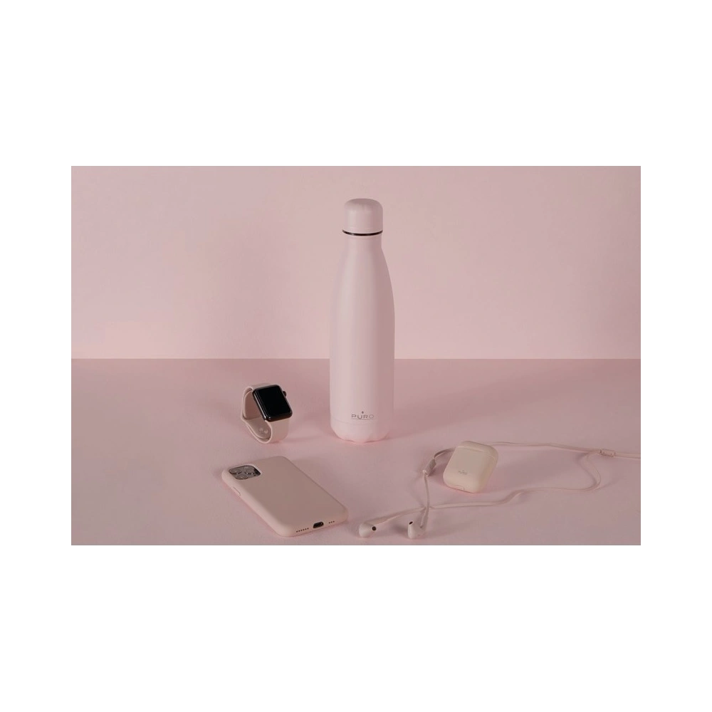 Hurtownia GSM - Termo láhev z nerezové oceli PURO ICON 500ml (Candy Pink) (Práškový nástřik) - PUR227PNK - {ean13} - Hurt