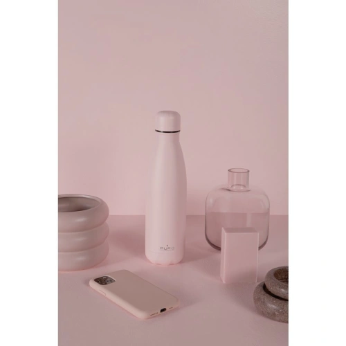 Butelka termiczna ze stali nierdzewnej PURO ICON 500ml (Candy Pink) (Powder Coating)