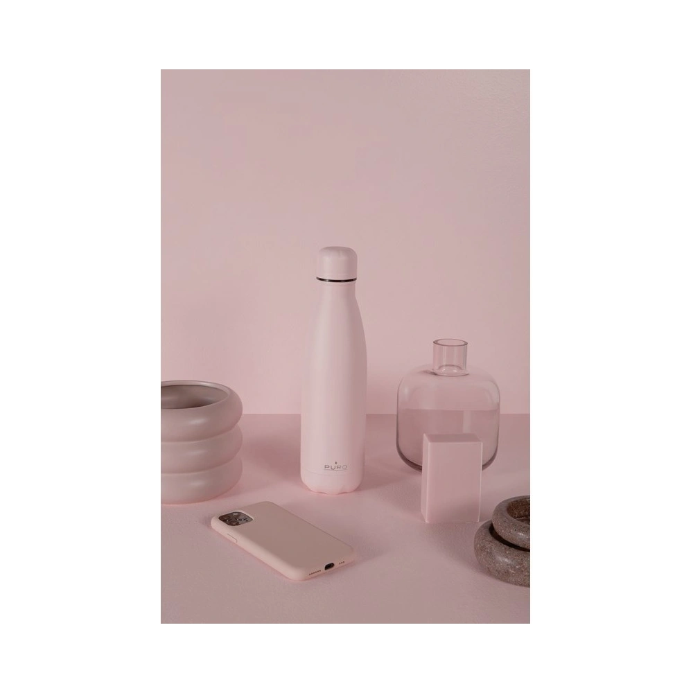 Hurtownia GSM - Termo láhev z nerezové oceli PURO ICON 500ml (Candy Pink) (Práškový nástřik) - PUR227PNK - {ean13} - Hurt