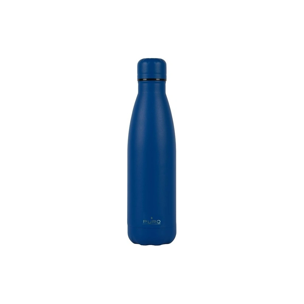 Hurtownia GSM - Termos z nerezové oceli PURO ICON 500ml (Tmavě modrá) (Práškový nástřik) - PUR228BLU - {ean13} - Hurt