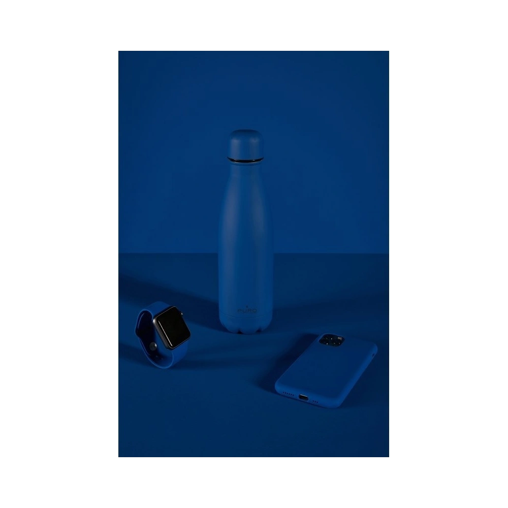 Hurtownia GSM - Termos z nerezové oceli PURO ICON 500ml (Tmavě modrá) (Práškový nástřik) - PUR228BLU - {ean13} - Hurt