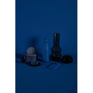 Wholesale PURO ICON Thermal Stainless Steel Water Bottle 500ml (Dark Blue) (Powder Coating) - PUR228BLU - {ean13} - Hurt