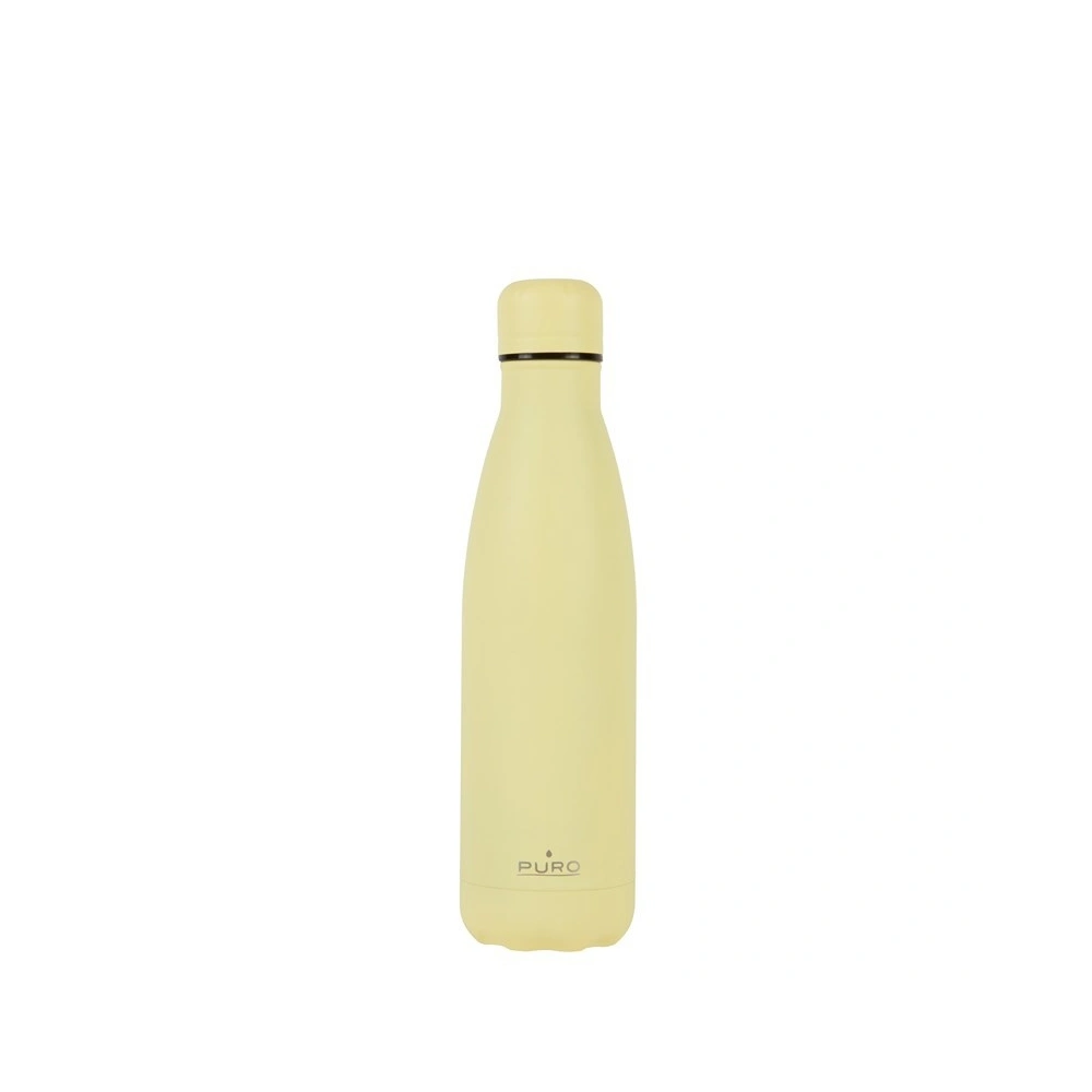 Hurtownia GSM - Termo lahev z nerezové oceli PURO ICON 500ml (Světlá žlutá) (Povrchová úprava práškem) - PUR230YEL - {ean13} - Hurt