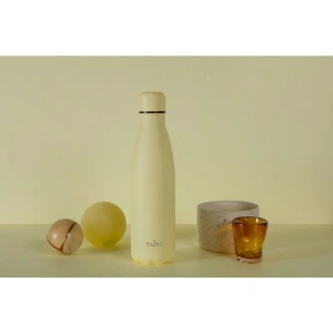 Wholesale PURO ICON Thermal Stainless Steel Water Bottle 500ml (Light Yellow) (Powder Coating) - PUR230YEL - {ean13} - Hurt