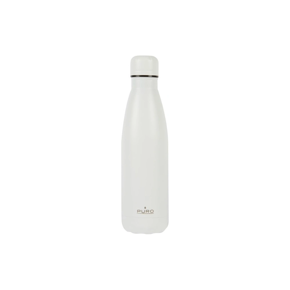 Hurtownia GSM - Termo láhev z nerezové oceli PURO ICON 500ml (Bílá) (Povrchová úprava práškem) - PUR231WHT - {ean13} - Hurt