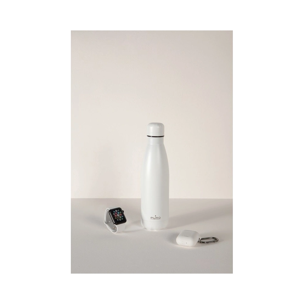 Hurtownia GSM - Termo láhev z nerezové oceli PURO ICON 500ml (Bílá) (Povrchová úprava práškem) - PUR231WHT - {ean13} - Hurt