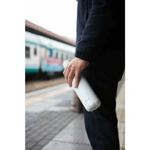 Butelka termiczna ze stali nierdzewnej PURO ICON 500ml (White) (Powder Coating)