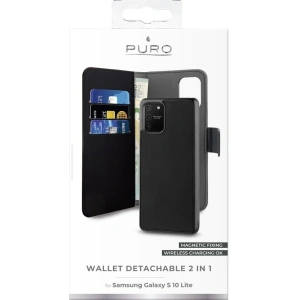 Wholesale PURO Wallet Detachable 2in1 Samsung Galaxy S10 Lite (black) - PUR233BLK - {ean13} - Hurt