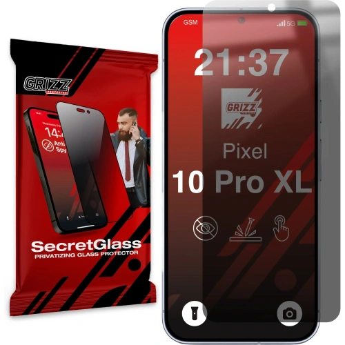Matowe szkło prywatyzujące GrizzGlass SecretGlass do Google Pixel 10 Pro XL