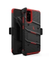 Hurtownia GSM - Pancerne etui Zizo Bolt Cover Samsung Galaxy S20 oraz podstawka & uchwyt do paska (Black/Red) - ZIZ028BLKRED - {ean13} - Hurt