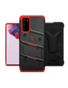 Hurtownia GSM - Pancerne etui Zizo Bolt Cover Samsung Galaxy S20 oraz podstawka & uchwyt do paska (Black/Red) - ZIZ028BLKRED - {ean13} - Hurt