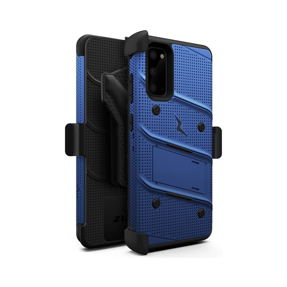 Hurtownia GSM - Pancéřové pouzdro Zizo Bolt Cover Samsung Galaxy S20 a základna & držák na opasek (Modrá/Černá) - ZIZ029BLUBLK - {ean13} - Hurt