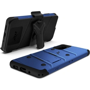 Hurtownia GSM - Pancerne etui Zizo Bolt Cover Samsung Galaxy S20 oraz podstawka & uchwyt do paska (Blue/Black) - ZIZ029BLUBLK - {ean13} - Hurt