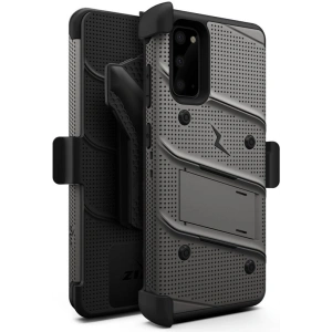 Hurtownia GSM - Pancerne etui Zizo Bolt Cover Samsung Galaxy S20 oraz podstawka & uchwyt do paska (Gun Metal Gray) - ZIZ030GRY - {ean13} - Hurt