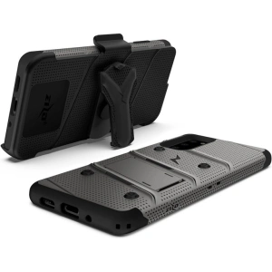 Hurtownia GSM - Pancerne etui Zizo Bolt Cover Samsung Galaxy S20 oraz podstawka & uchwyt do paska (Gun Metal Gray) - ZIZ030GRY - {ean13} - Hurt