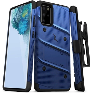 Hurtownia GSM - Pancéřové pouzdro Zizo Bolt Cover Samsung Galaxy S20+ Plus a stojánek & držák na pásek (Blue/Black) - ZIZ033BLUBLK - {ean13} - Hurt