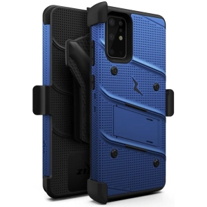 Wholesale Zizo Bolt Cover - Case for Samsung Galaxy S20+ & Kickstand and Holster (Blue/Black) - ZIZ033BLUBLK - {ean13} - Hurt