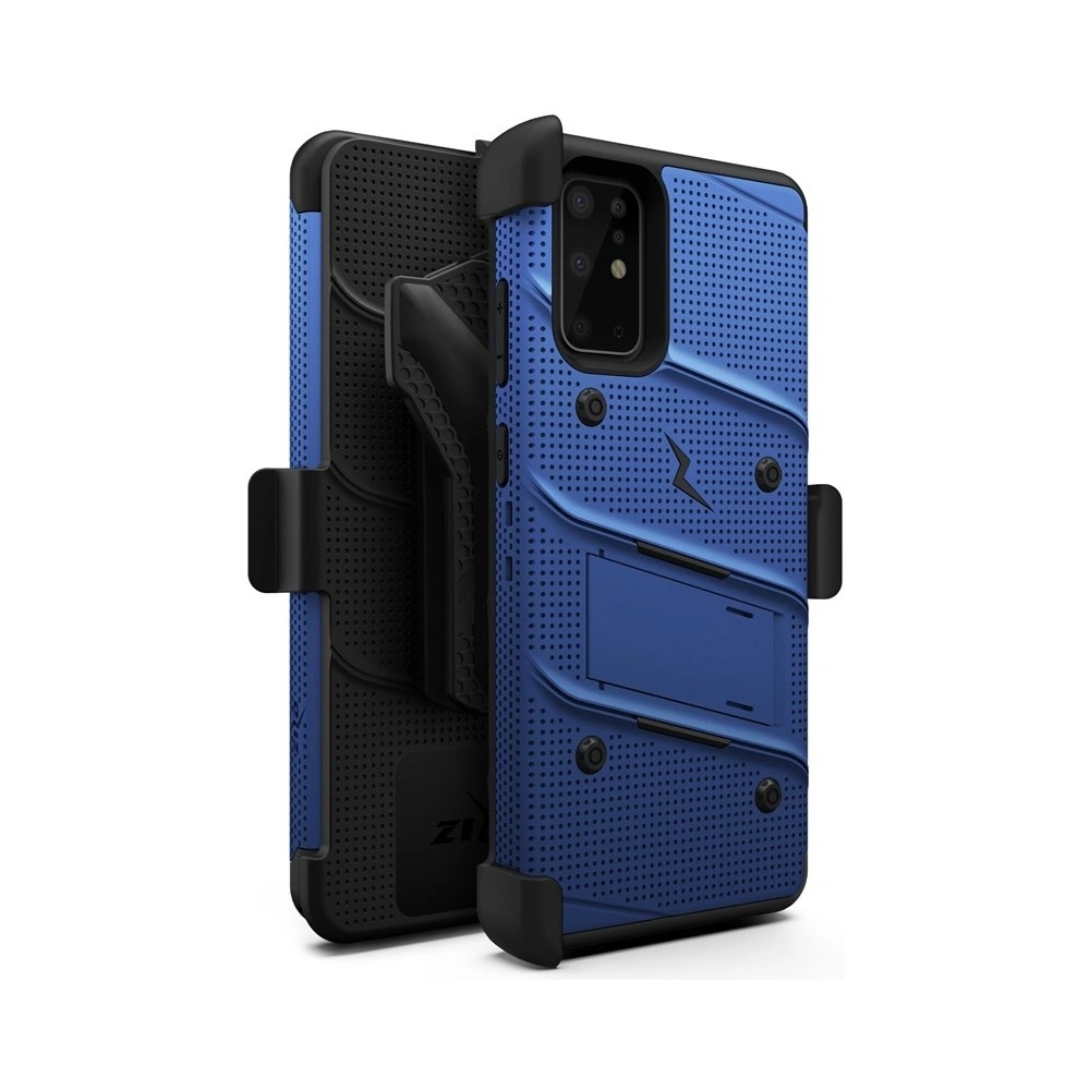 Hurtownia GSM - Pancéřové pouzdro Zizo Bolt Cover Samsung Galaxy S20+ Plus a stojánek & držák na pásek (Blue/Black) - ZIZ033BLUBLK - {ean13} - Hurt