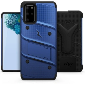 Wholesale Zizo Bolt Cover - Case for Samsung Galaxy S20+ & Kickstand and Holster (Blue/Black) - ZIZ033BLUBLK - {ean13} - Hurt