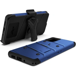 Wholesale Zizo Bolt Cover - Case for Samsung Galaxy S20+ & Kickstand and Holster (Blue/Black) - ZIZ033BLUBLK - {ean13} - Hurt