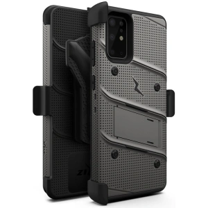 Wholesale Zizo Bolt Cover - Case for Samsung Galaxy S20+ & Kickstand and Holster (Gun Metal Gray) - ZIZ034GRY - {ean13} - Hurt