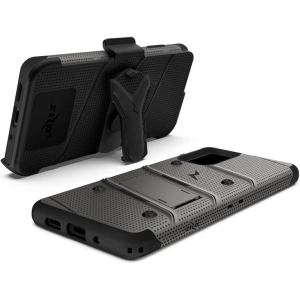 Wholesale Zizo Bolt Cover - Case for Samsung Galaxy S20+ & Kickstand and Holster (Gun Metal Gray) - ZIZ034GRY - {ean13} - Hurt