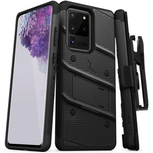 Hurtownia GSM - Panzerschutzhülle Zizo Bolt Cover Samsung Galaxy S20 Ultra sowie Halterung & Gürtelclip (Schwarz/Schwarz) - ZIZ035BLK - {ean13} - Hurt