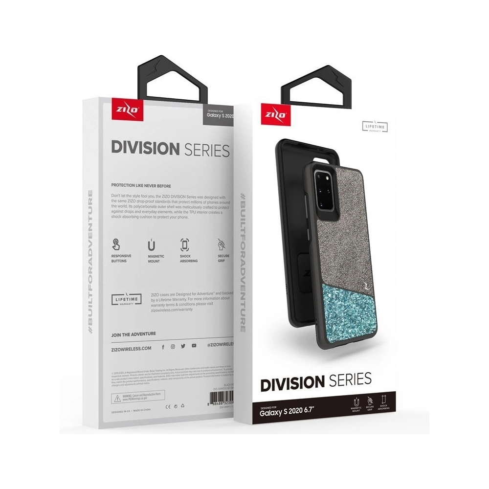 Wholesale Zizo Division - Case Samsung Galaxy S20+ (Black/Mint) - ZIZ039BLKMNT - {ean13} - Hurt