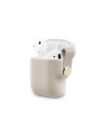 Wholesale Moshi Pebbo Case for AirPods with Detachable Wrist Strap and LintGuard™ Protection - Savanna Beige - MOSH073BEI - {ean13} - Hurt