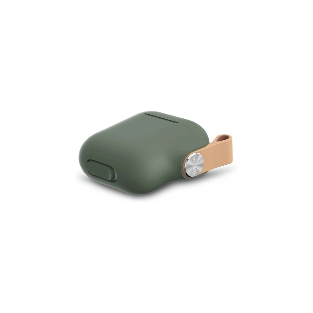 Wholesale Moshi Pebbo Case for AirPods with Detachable Wrist Strap and LintGuard™ Protection - Mint Green - MOSH074GRN - {ean13} - Hurt