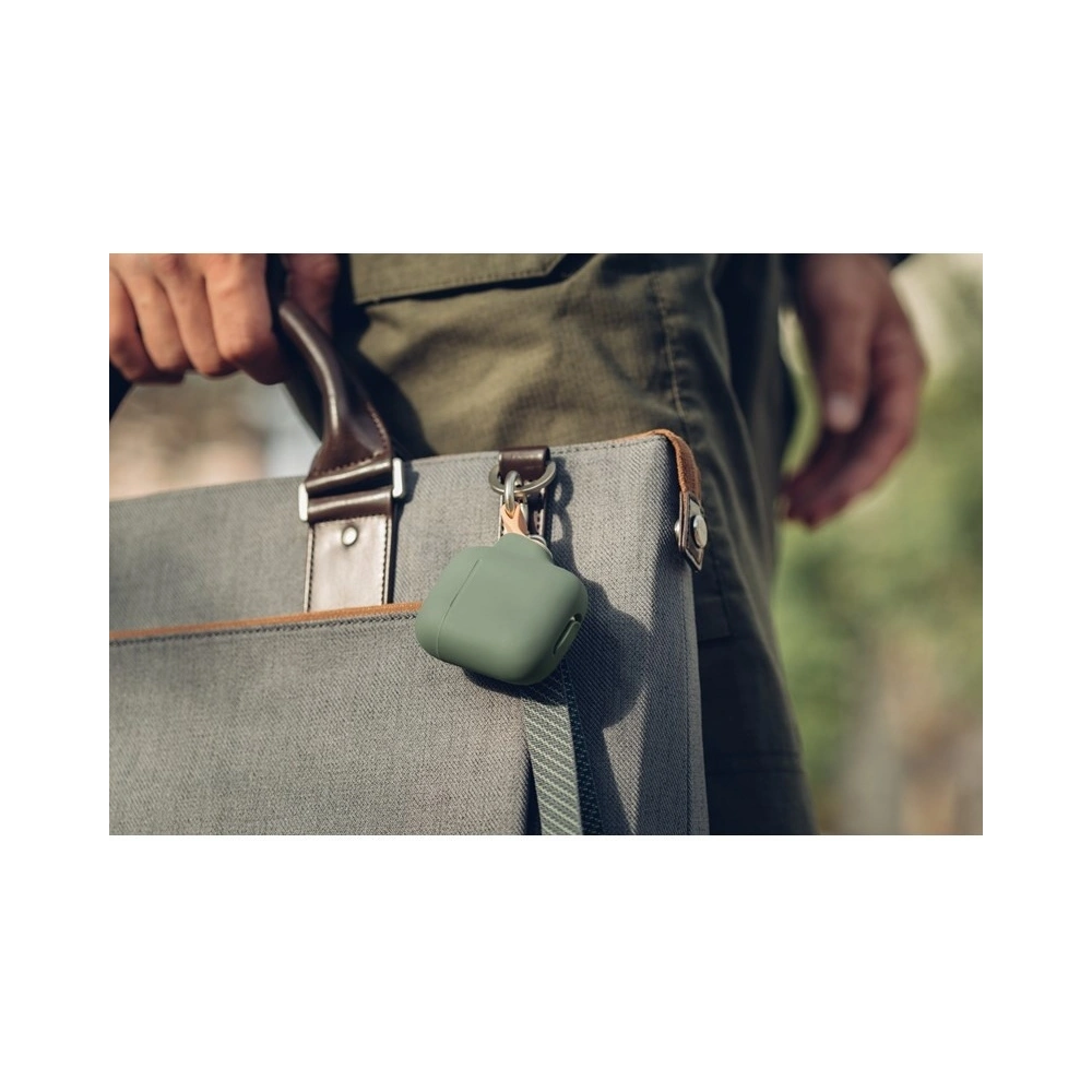 Hurtownia GSM - Etui Moshi Pebbo Apple AirPods s odnímatelným páskem na ruku (Mint Green) - MOSH074GRN - {ean13} - Hurt