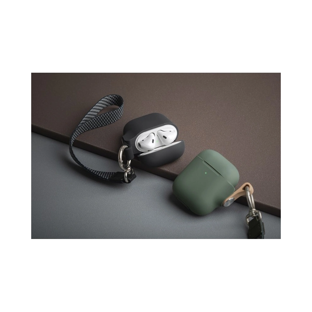 Wholesale Moshi Pebbo Case for AirPods with Detachable Wrist Strap and LintGuard™ Protection - Mint Green - MOSH074GRN - {ean13} - Hurt
