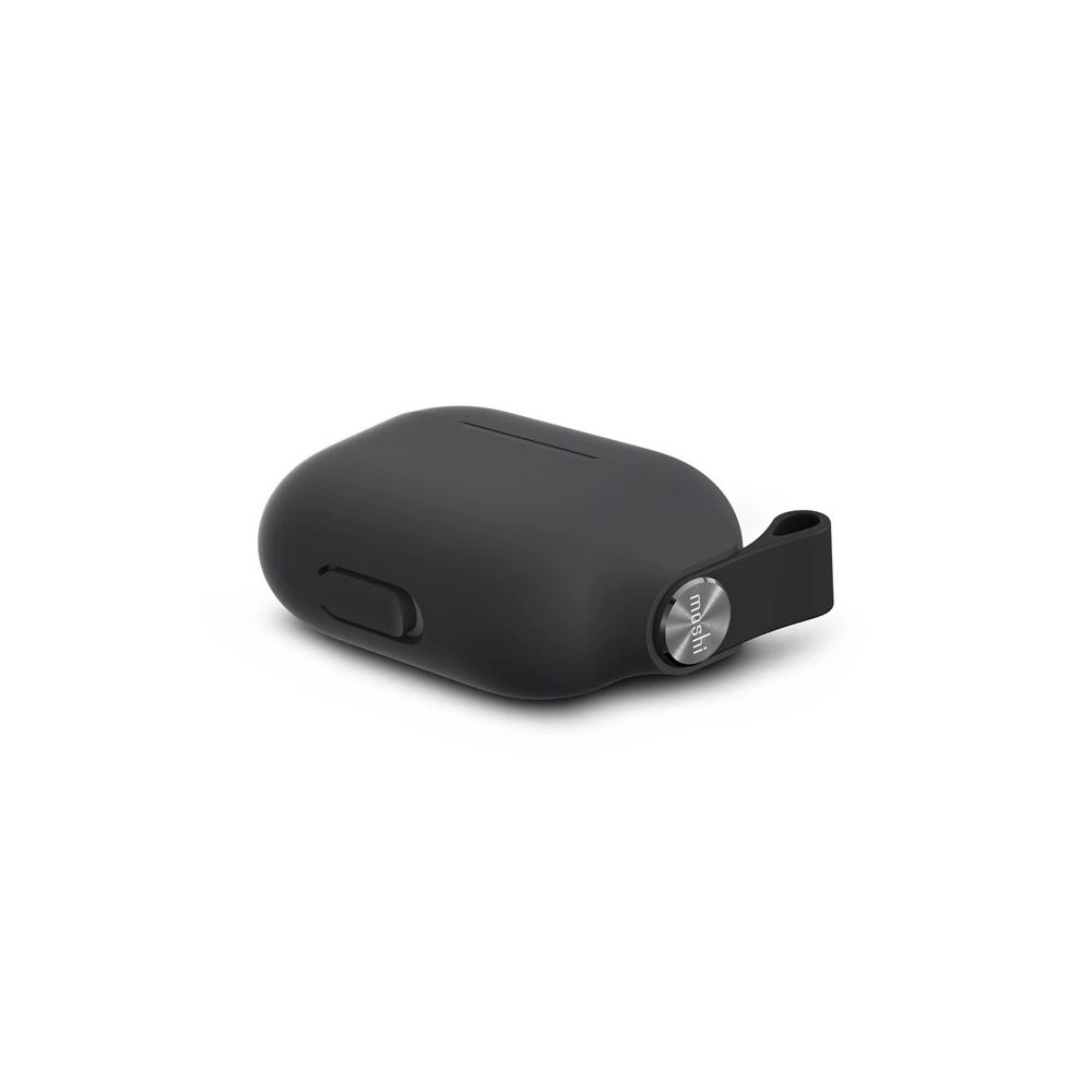 Hurtownia GSM - Etui Moshi Pebbo Apple AirPods Pro s odnímatelným náramkem (Shadow Black) - MOSH075BLK - {ean13} - Hurt