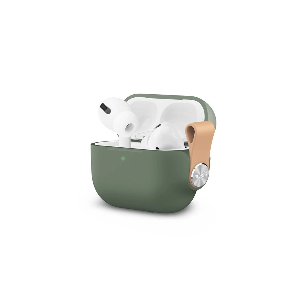 Hurtownia GSM - Etui Moshi Pebbo Apple AirPods Pro s odnímatelným páskem na ruku (Mint Green) - MOSH077GRN - {ean13} - Hurt