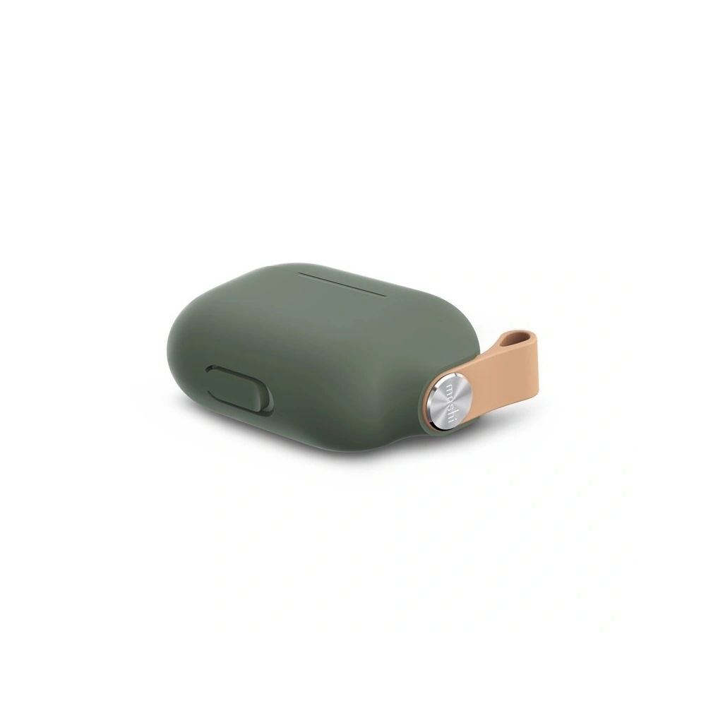 Wholesale Moshi Pebbo Case for AirPods Pro with Detachable Wrist Strap and LintGuard™ Protection - Mint Green - MOSH077GRN - {ean13} - Hurt