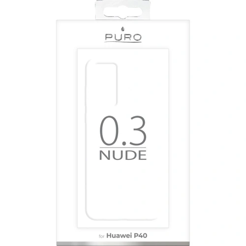 Etui PURO 0.3 Nude Huawei P40 (przezroczysty)